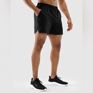 MIER PaceLite Split Running Shorts 5” Black Men’s Size M NWT